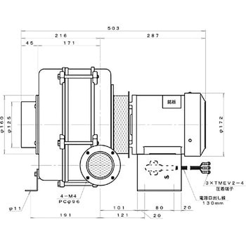 多段ターボ型電動送風機 淀川電機製作所