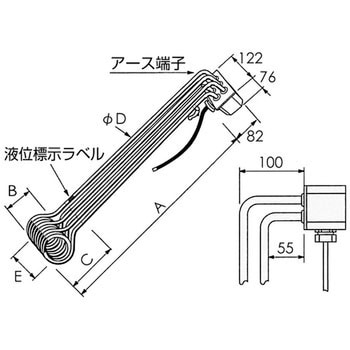 BWA3011 パイプヒーター 1個 八光電機 【通販サイトMonotaRO】