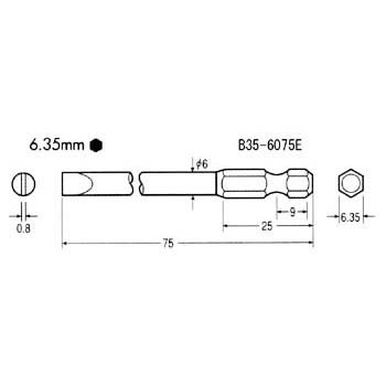 エアードライバー用ビット ベッセル