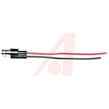Mueller Electric 同軸テストリード 500V ac， 黒 ， 赤， 200mm MUELLER ELECTRIC