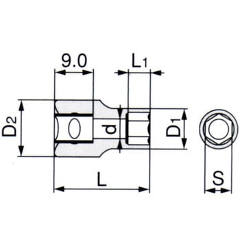 ソケット(6角) TONE トネ (前田金属工業)
