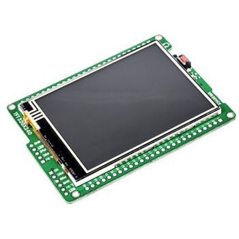 MikroElektronika， ディスプレイボード 2.8インチ TFTカラーディスプレイ 開発ボード PIC18F87J50 マイクロプログ mikromedia for PIC18F MikroElektronika