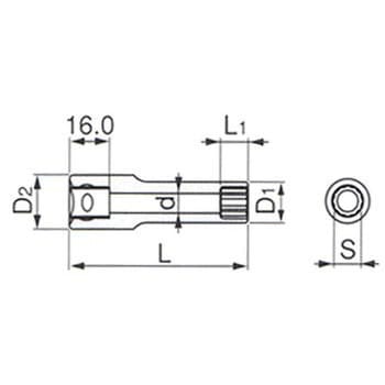 ディープソケット(12角) TONE トネ (前田金属工業)