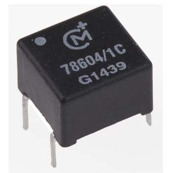 Murata Power Solutions パルストランス 2000μH スルーホール ，巻数比 2:1 78604/1C - Murata Power Solutions