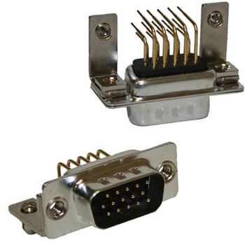 Norcomp D-subコネクタ， 15極， メス， スルーホール実装， 181-M15-213R141 - NORCOMP