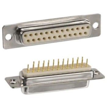 Norcomp D-subコネクタ， 25極， メス， パネルマウント， 172-E25-213R001 - NORCOMP