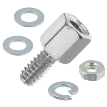 Norcomp 4-40メスネジロック 160 シリーズ D-subコネクタ用 NORCOMP