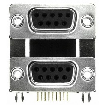 Norcomp D-subコネクタ， 9極， メス/メス， スルーホール実装， 189-009-513R491 NORCOMP