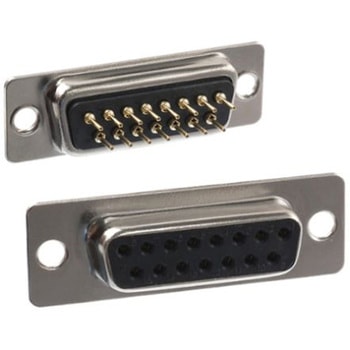 Norcomp D-subコネクタ， 15極， メス， パネルマウント， 171-015-213R001 NORCOMP