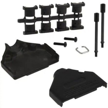 Norcomp D-Sub バックシェエル 970 シリーズ 25 極 標準D-Sub， 黒， 970-025-040R011 NORCOMP