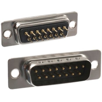 Norcomp D-subコネクタ， 15極， オス， パネルマウント， 171-015-113R001 - NORCOMP