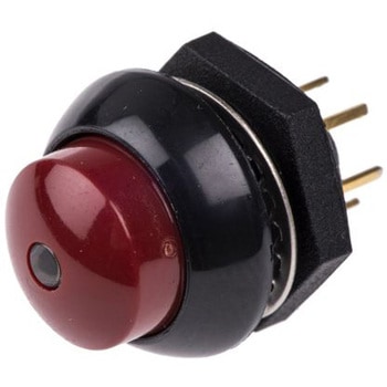 Otto 押しボタンスイッチ， モーメンタリ， パネルマウント， SPDT， LP9-21231F21 Otto