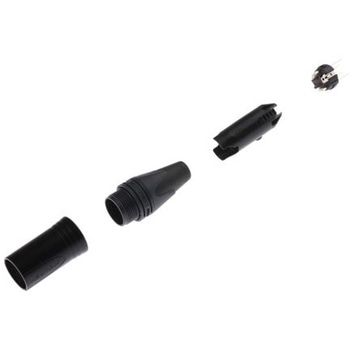 Neutrik XLRコネクタ オス 4極 ストレート ケーブルマウント NC4MXX-BAG ニッケルの上に銀めっき NEUTRIK