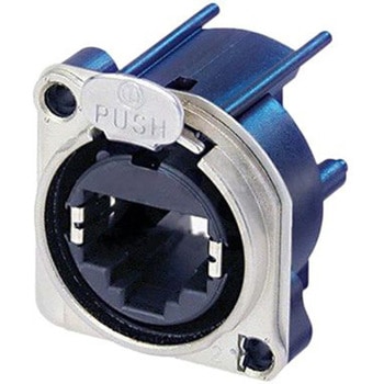 Neutrik RJ45 モジュラーコネクタ， メス， RJ45コネクタ， PCBマウント， Cat6， NE8FBH NEUTRIK
