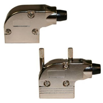 Norcomp D-Sub バックシェエル 981 シリーズ 15 極 高密度D-Sub， シルバー， 981-015-130R121 - NORCOMP