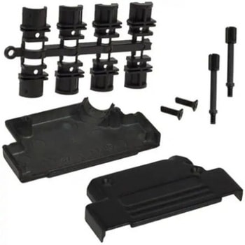 Norcomp D-Sub バックシェエル 971 シリーズ 37 極 高密度D-Sub， 黒， 971-037-040R011 - NORCOMP