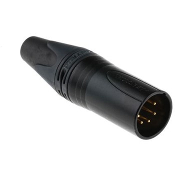 Neutrik XLRコネクタ オス 5極 ストレート ケーブルマウント NC5MXX-B ニッケル上に金めっき NEUTRIK