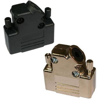 Norcomp D-Sub バックシェエル 971 シリーズ 9 極， 黒， 971-009-030R121 NORCOMP