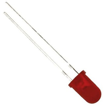 ROHM LED， 赤， スルーホール実装， 5 mm (T-1 3/4)， SLR-56VC3F ROHM