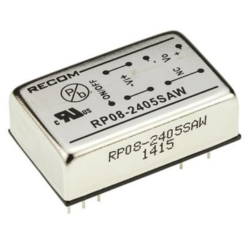 Recom DC-DCコンバータ Vout：5V dc 9 → 36 V dc， 8W， RP08-2405SAW - RECOM