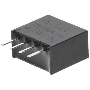Recom DC-DCコンバータ Vout：24V dc 2.97 → 3.63 V dc， 1W， RO-3.324S RECOM