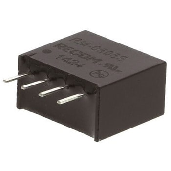 Recom DC-DCコンバータ Vout：5V dc 4.5 → 5.5 V dc， 0.25W， RM-0505S RECOM