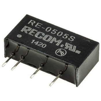 Recom DC-DCコンバータ Vout：5V dc 4.5 → 5.5 V dc， 1W， RE-0505S RECOM