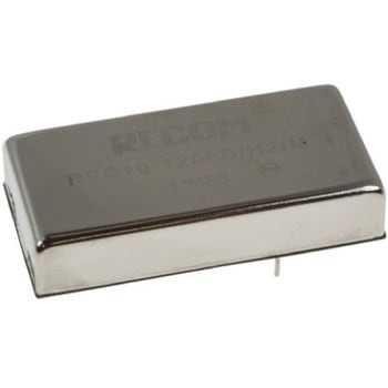 Recom DC-DCコンバータ Vout：5V dc 9 → 36 V dc， 10W， REC10-2405SZ/H2/M RECOM