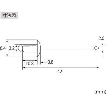 ブラインドリベット(ステンレス/スチール製)