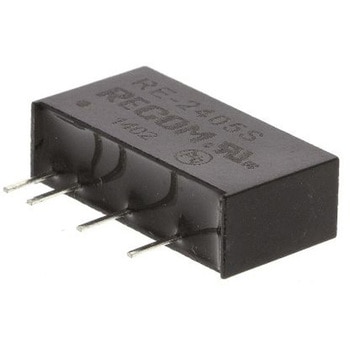 Recom DC-DCコンバータ Vout：5V dc 21.6 → 26.4 V dc， 1W， RE-2405S RECOM