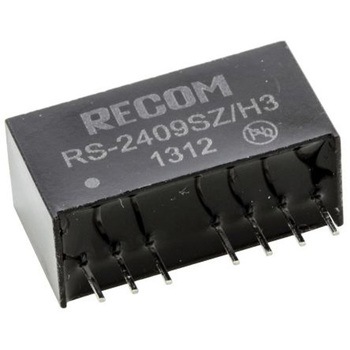 Recom DC-DCコンバータ Vout：9V dc 9 → 36 V dc， 2W， RS-2409SZ/H3 RECOM