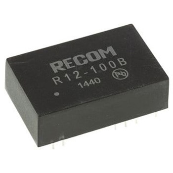 Recom DC-DCコンバータ Vout：55 → 135V dc 10 → 14 V dc， 5W， R12-100B RECOM