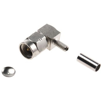Radiall 同軸コネクタ プラグ ケーブルマウント SMAコネクタ， R124172120W RADIALL