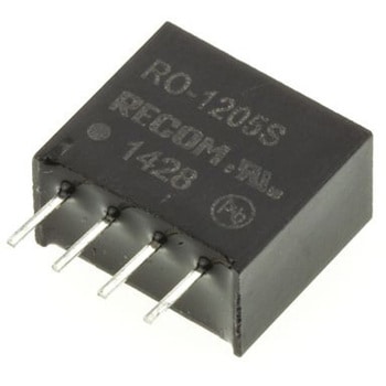 Recom DC-DCコンバータ Vout：5V dc 10.8 → 13.2 V dc， 1W， RO-1205S RECOM