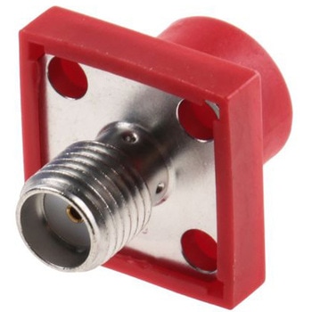 Radiall 同軸コネクタ ジャック フランジマウント SMAコネクタ， R124510000W RADIALL