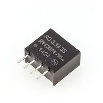 Recom DC-DCコンバータ Vout：3.3V dc 2.97 → 3.63 V dc， 1W， RO-3.33.3S RECOM