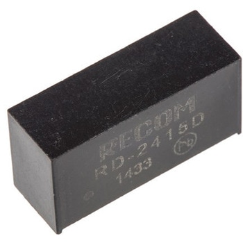 Recom DC-DCコンバータ Vout：±15V dc 21.6 → 26.4 V dc， 2W， RD-2415D - RECOM