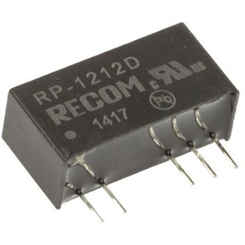 Recom DC-DCコンバータ Vout：±12V dc 10.8 → 13.2 V dc， 1W， RP-1212D - RECOM