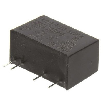 Recom DC-DCコンバータ Vout：5V dc 4.5 → 5.5 V dc， 1W， R05P05S/R8 RECOM