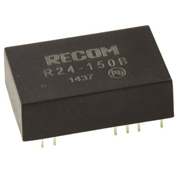Recom DC-DCコンバータ Vout：95 → 210V dc 21 → 27 V dc， 5W， R24-150B RECOM