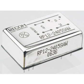 RP12-4812DAW Recom DC-DC�R���o�[�^ Vout�F�}12V dc 18 �� 75 V dc�C 12W�C RP12-4812DAW RECOM 02190627