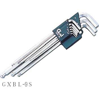 ボールポイント六角棒レンチロングタイプ(硬質クロムメッキ) セット品 TRUSCO