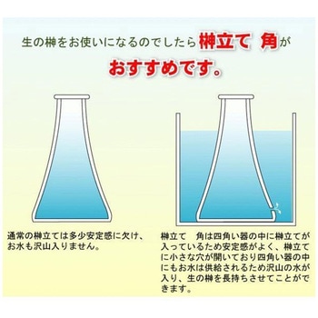 角鉢付榊立て 4寸 神棚の里
