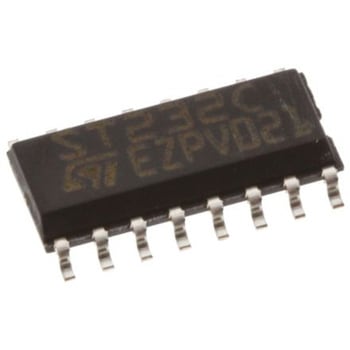 STMicroelectronics ライントランシーバ表面実装， 16-Pin， ST232CDR STMicro