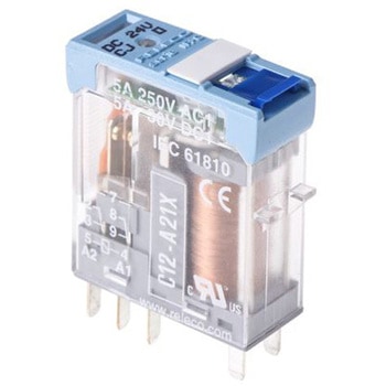 Releco パワーリレー 24V dc， 2c接点 基板実装タイプ RELECO