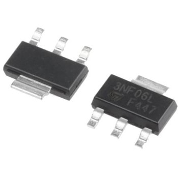 STMicroelectronics Nチャンネル MOSFET60 V 4 A 表面実装 パッケージSOT-223 3 ピン - STMicro