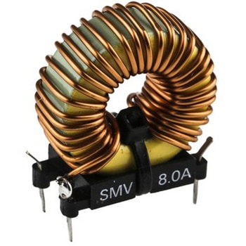 Roxburgh EMC リードインダクタ， 90 μH， 8A， ラジアル， SMV80 Roxburgh EMC