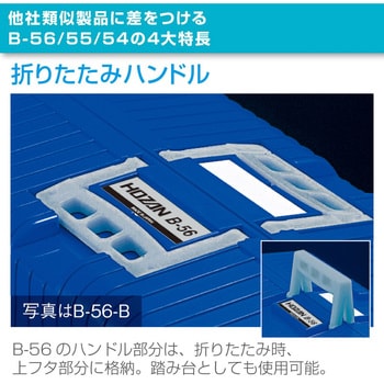 B-54-B 樹脂製工具箱 ホーザン 1個 ホーザン 【通販サイトMonotaRO】