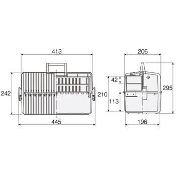 樹脂製工具箱 ホーザン ホーザン