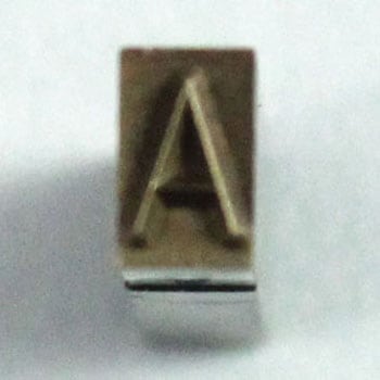 4mm ハイス精密組合せ刻印 バラ刻印 浦谷商事